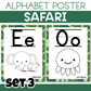 SAFARI THEME - ALPHABET POSTER (A-Z)