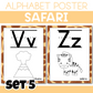 SAFARI THEME - ALPHABET POSTER (A-Z)