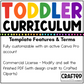 Editable Toddler Curriculum Canva Template Daycare Homeschool GROWING BUNDLE