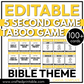 Editable Bible Theme PLR Party Game 5 Second Game & Forbidden Word Game
