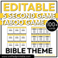 Editable Bible Theme PLR Party Game 5 Second Game & Forbidden Word Game
