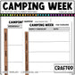Editable Camping Week Activities and Planner Toddler Canva Template 2-4yo Summer
