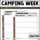 Editable Camping Week Activities and Planner Toddler Canva Template 2-4yo Summer