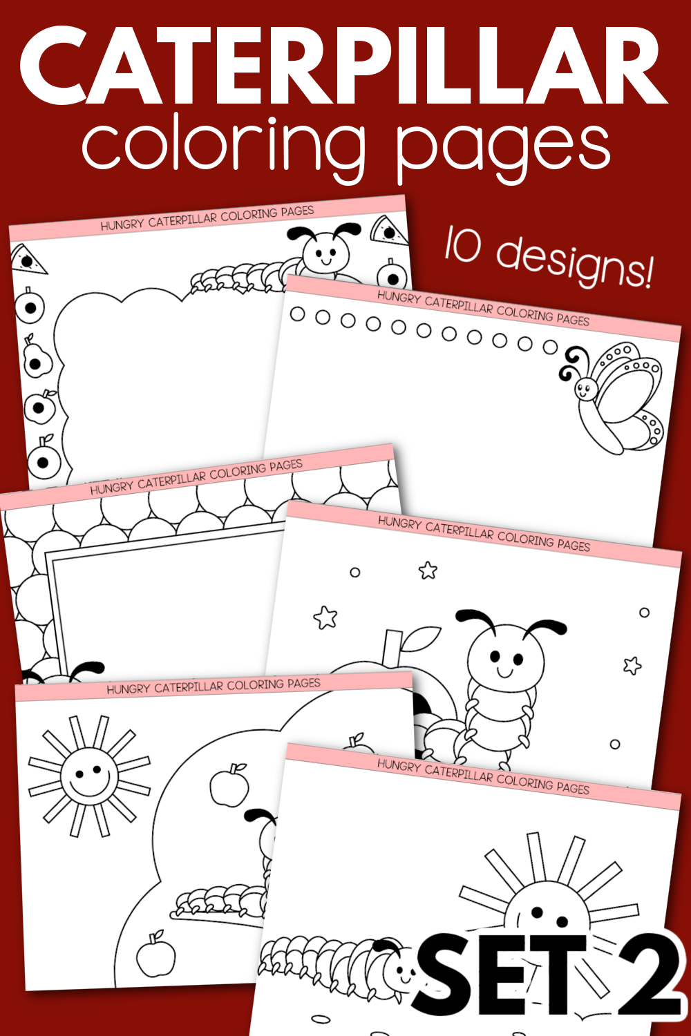 The Very Hungry Caterpillar Coloring Pages Commercial Use