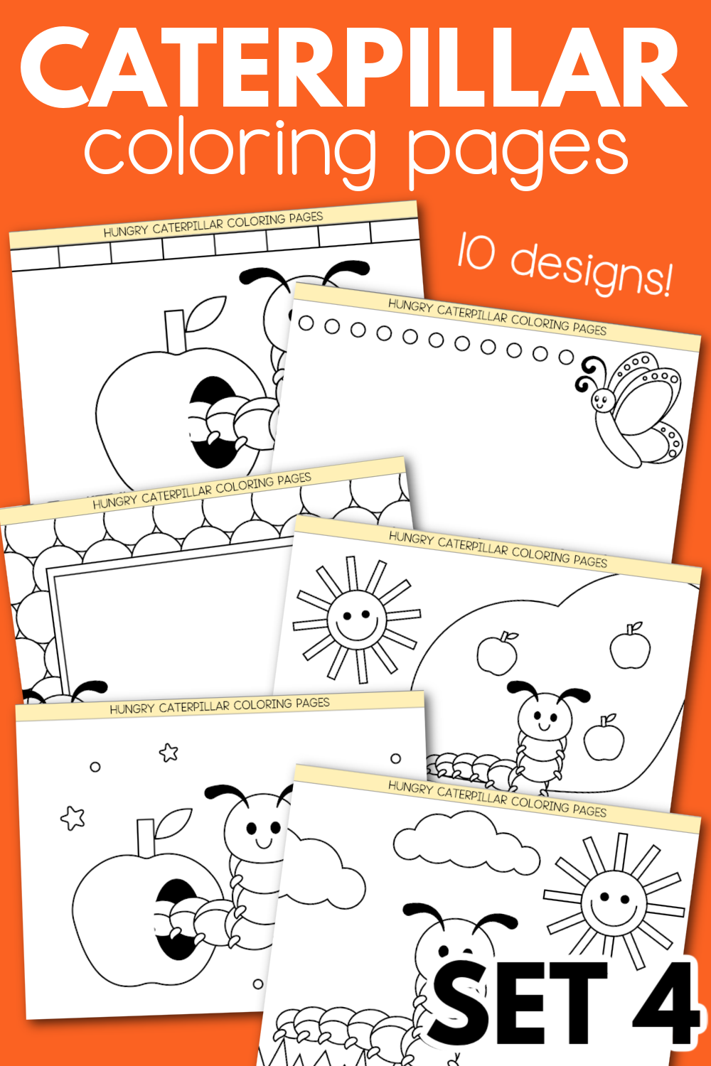 The Very Hungry Caterpillar Coloring Pages Commercial Use