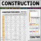 Editable Construction Week Activities and Planner Preschool Canva Template