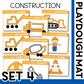 CONSTRUCTION PLAYDOUGH MAT