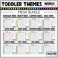 Editable Toddler Week PLAY Activities and Planner Canva Template MEGA Bundle