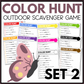COLOR OUTDOOR SCAVENGER HUNT