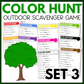 COLOR OUTDOOR SCAVENGER HUNT
