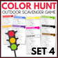 COLOR OUTDOOR SCAVENGER HUNT