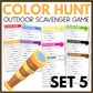 COLOR OUTDOOR SCAVENGER HUNT