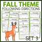 Fall Following Directions