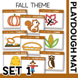 FALL THEME PLAYDOUGH MAT