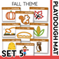 FALL THEME PLAYDOUGH MAT