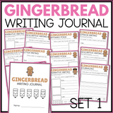 GINGERBREAD THEME WRITING JOURNAL - will send via email