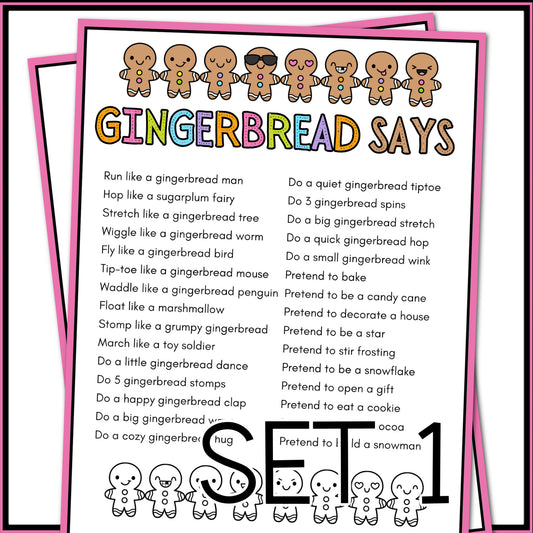 GINGERBREAD SAYS