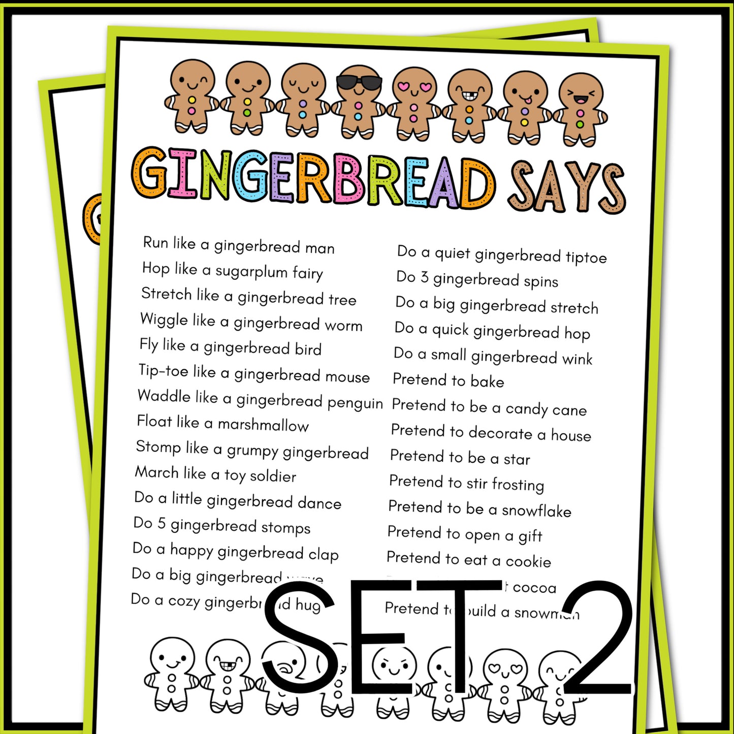 GINGERBREAD SAYS