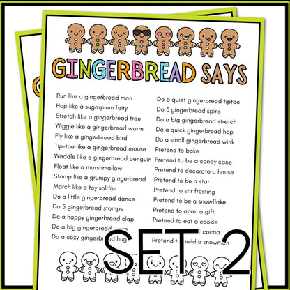 GINGERBREAD SAYS