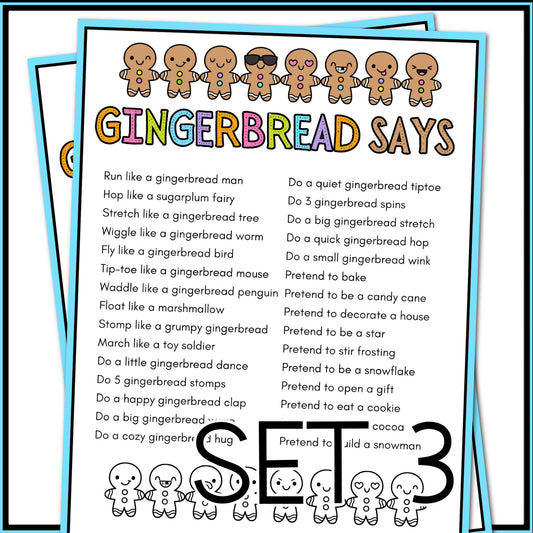 GINGERBREAD SAYS