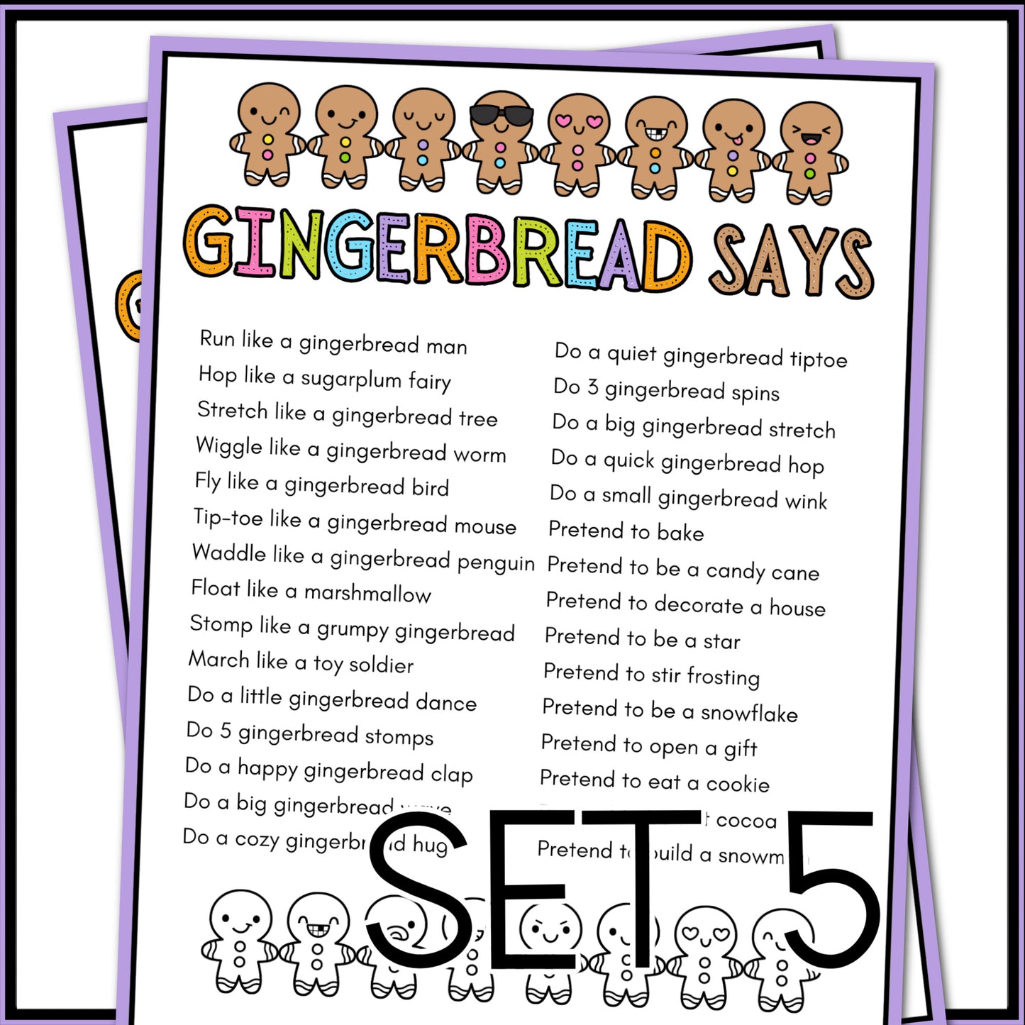 GINGERBREAD SAYS