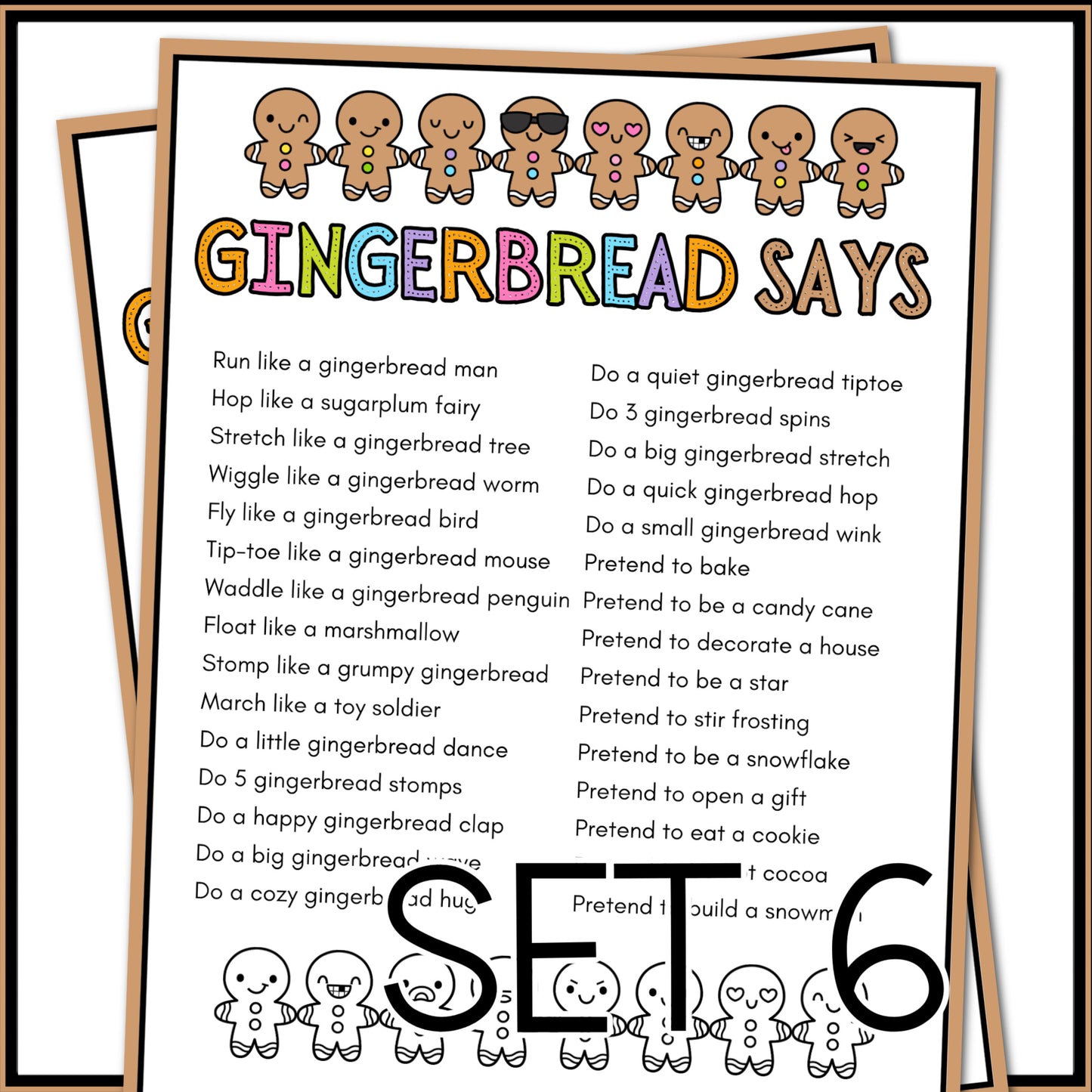 GINGERBREAD SAYS