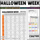 Editable Halloween Week Activities and Planner Preschool Canva Template