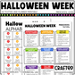 Editable Halloween Week Activities and Planner Preschool Canva Template