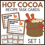 HOT COCOA RECIPE TASK CARDS (will email the files)