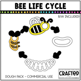Simple Bee Life Cycle Playdough Pack