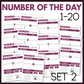 Number Of The Day 1-20