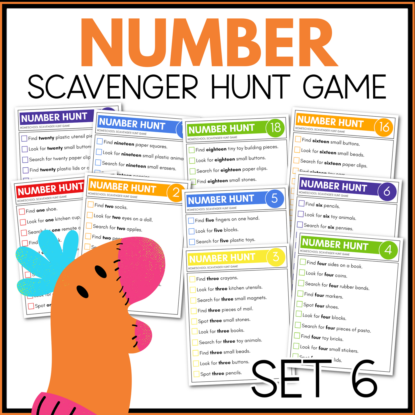 NUMBER SCAVENGER HUNT
