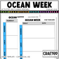 Editable Ocean Week Play Activities and Planner Toddler Canva Template 2-4yo