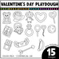 Valentine's Day Dough Clipart Pack