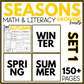 Kindergarten Math and Literacy Worksheet Growing Bundle