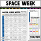 Editable Outer Space Week Activities and Planner Preschool Canva Template