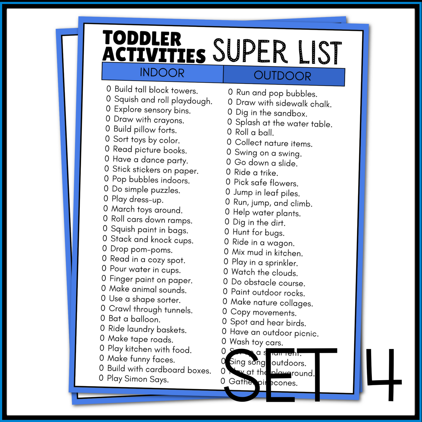 TODDLER ACTIVITIES