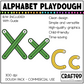 Rainbow Alphabet With Guide Playdough Clipart Pack