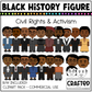 Black History Figures Civil Rights & Activism Clipart Pack Black History Month