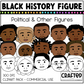 Black History Figures Political & Other Figures Clipart Pack Black History Month