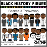 Black History Figures Science And Innovation Clipart Pack Black History Month