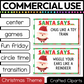 Editable Christmas Santa Says Virtual Brain Break Game Canva Template Slides