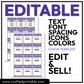 Editable Dinner Party Theme PLR Party Game 5 Second Game & Forbidden Word Game
