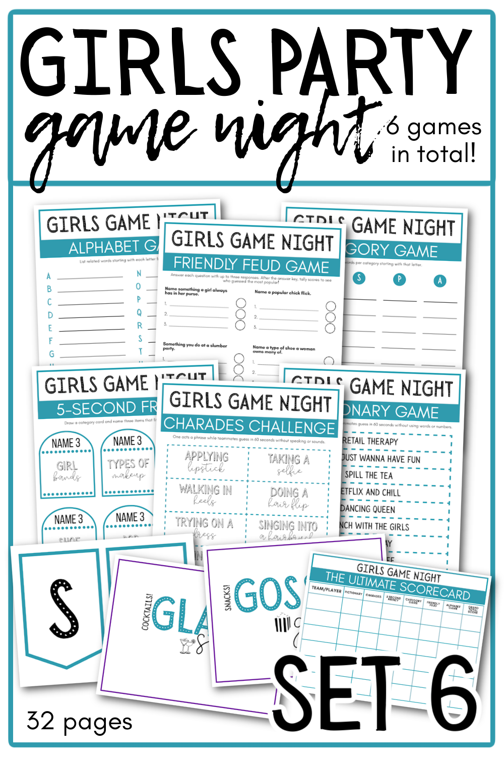 GIRLS PARTY GAME NIGHT