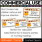 Editable Halloween Monster Says Virtual Brain Break Game Canva Template Slides