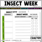 Editable Insect Week Activities and Planner Toddler Canva Template 2-4yo