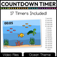 Ocean Theme Visual Timer Countdown Classroom Management Video