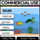 Ocean Theme Visual Timer Countdown Classroom Management Video
