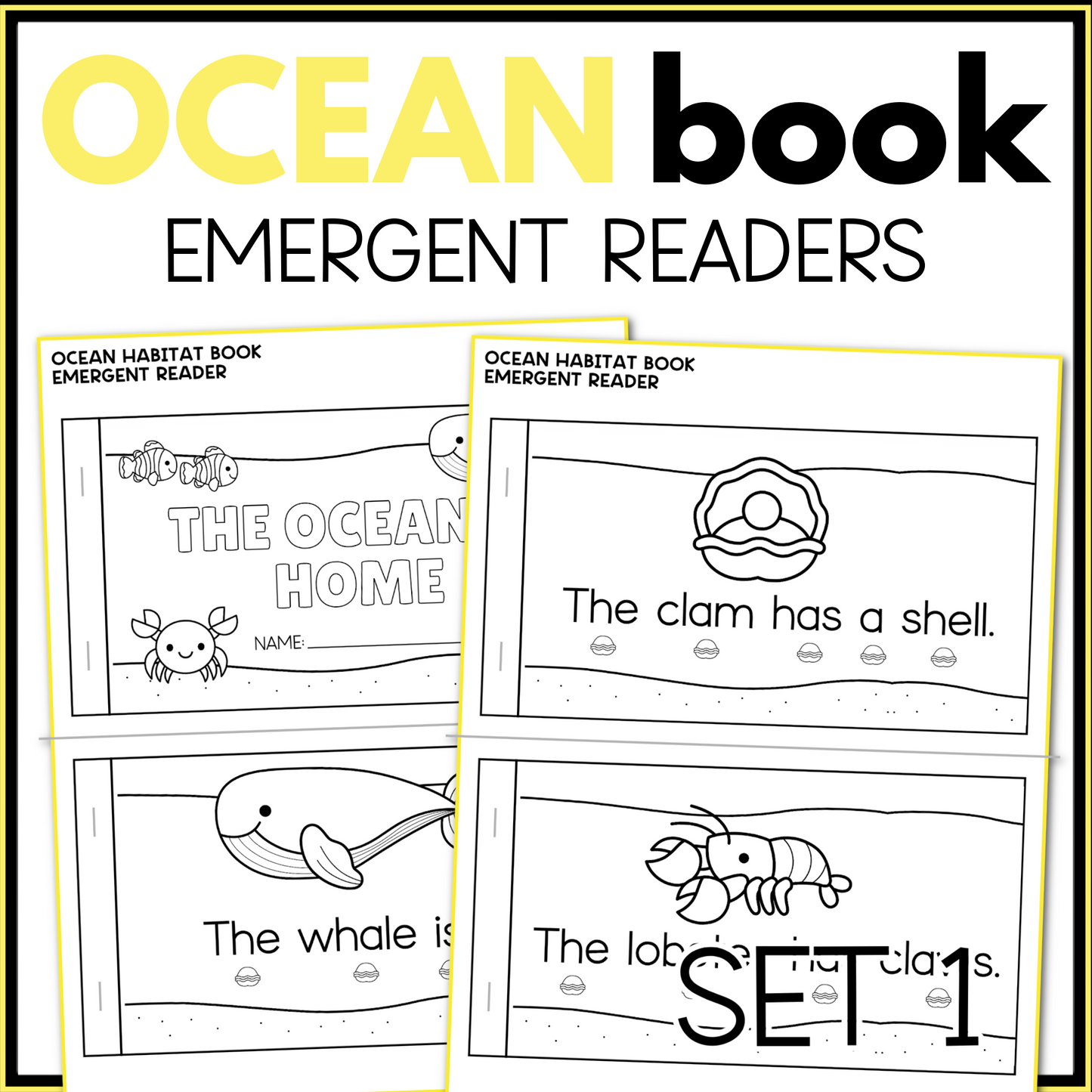 OCEAN BOOK EMERGENT READERS