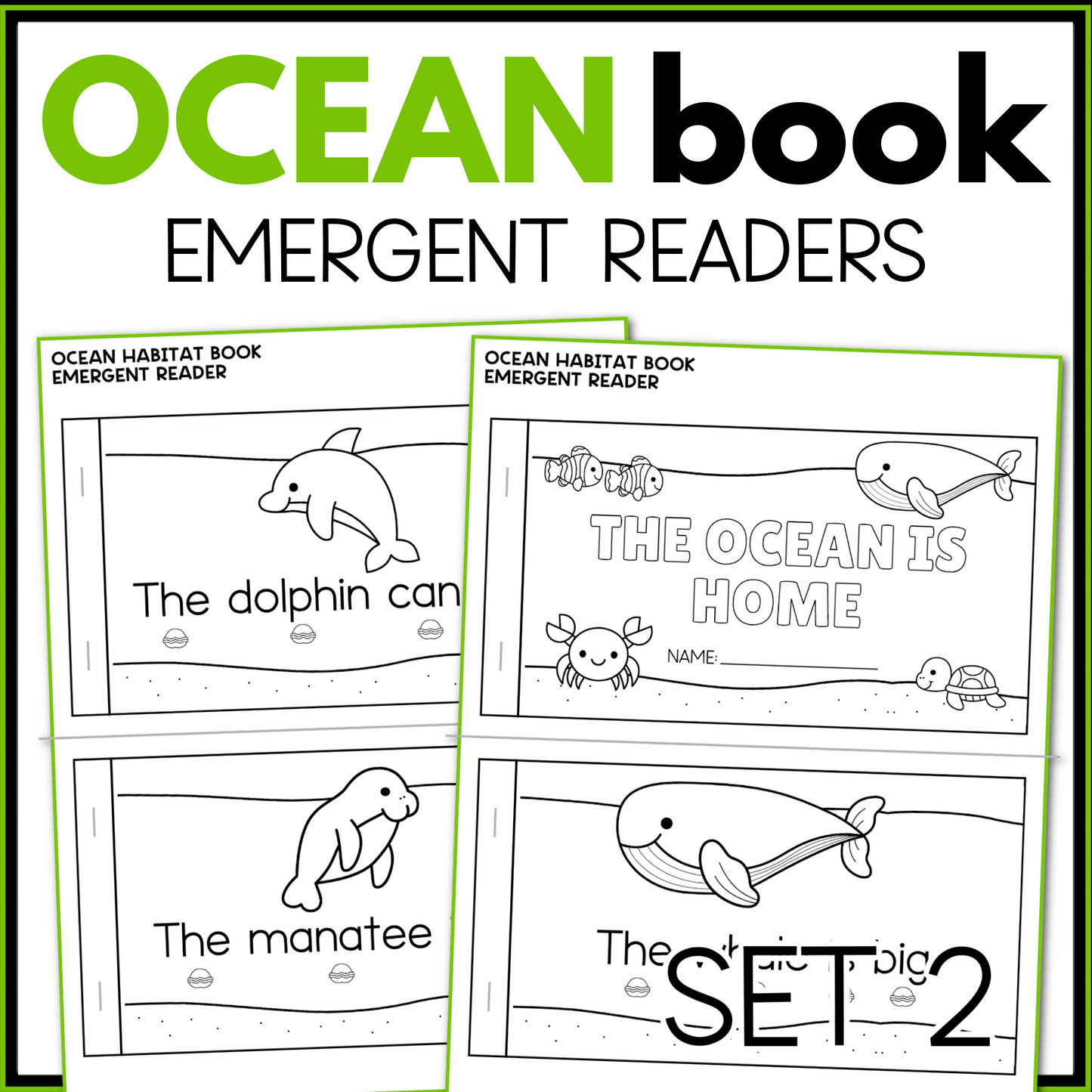 OCEAN BOOK EMERGENT READERS